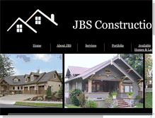 Tablet Screenshot of jbsconstructionco.com